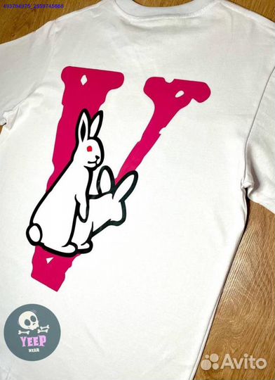 Футболка Vlone bunny белая S XL (Арт.98083)