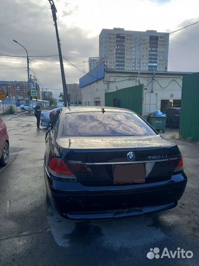 BMW 7 серия 4.4 AT, 2002, битый, 250 000 км