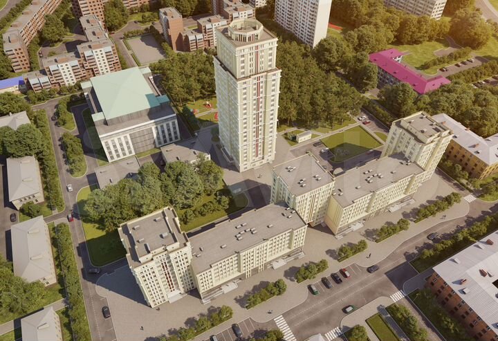 2-к. квартира, 64 м², 6/10 эт.