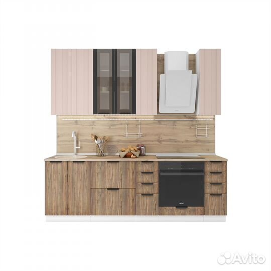 Модульная кухня Норд Stoun 2,4 м (Н)