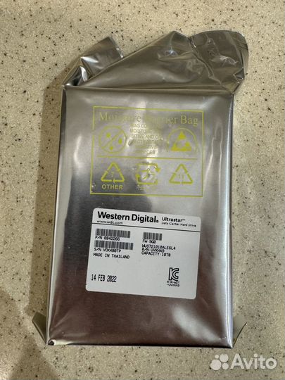 Жесткий диск 10 tb western digital (ultrastar)