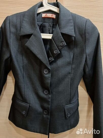 Пиджак школьный для девочки рост 140