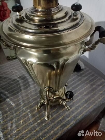 Самовар на дровах старинный