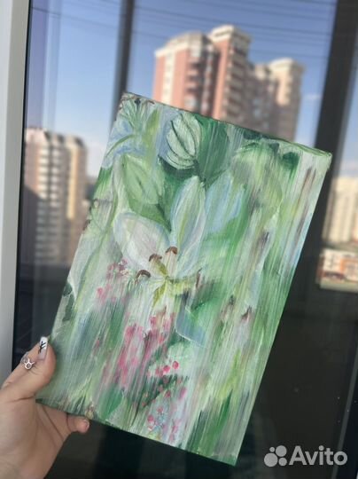 Лилии картина