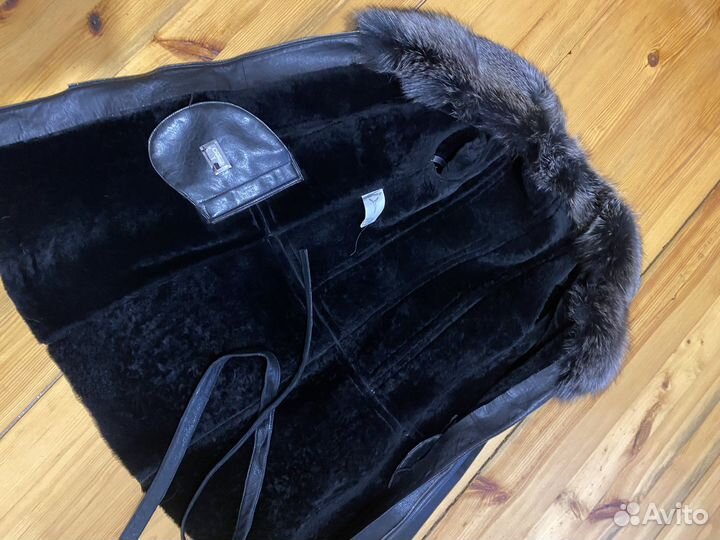 Дубленка натуральная женская 46 48 размер