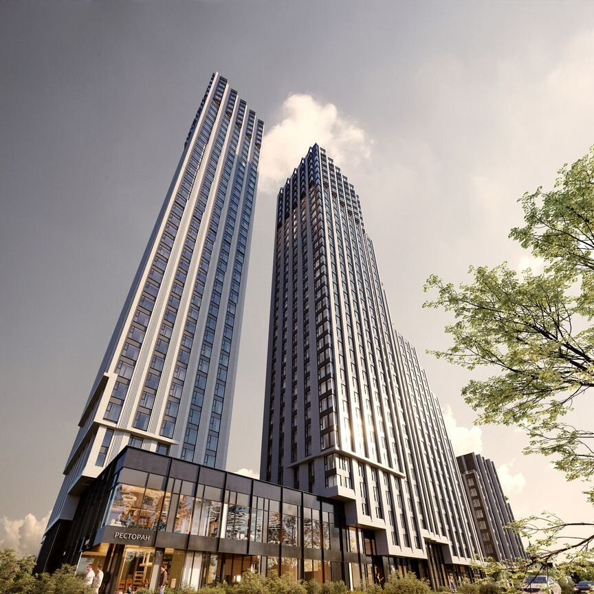 2-к. квартира, 74,9 м², 4/43 эт.