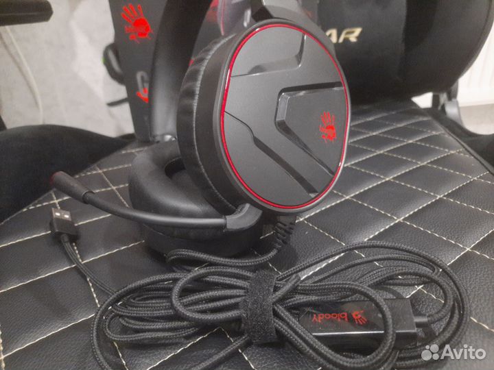 Наушники с микрофоном A4 Bloody G600i