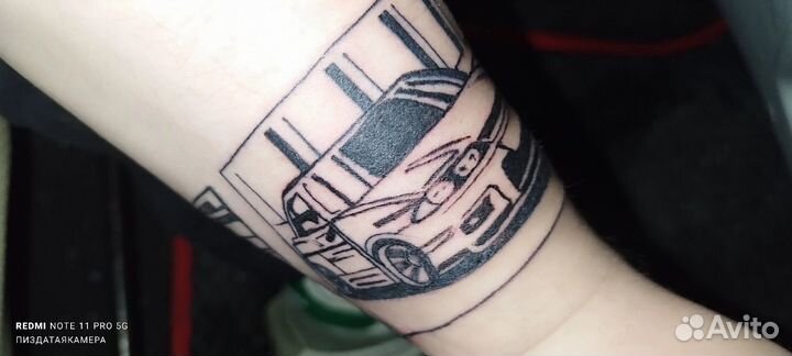 Модель на татуировку
