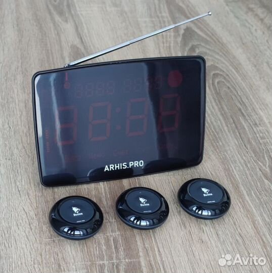 Кнопка вызова персонала, официанта Премиум и табло