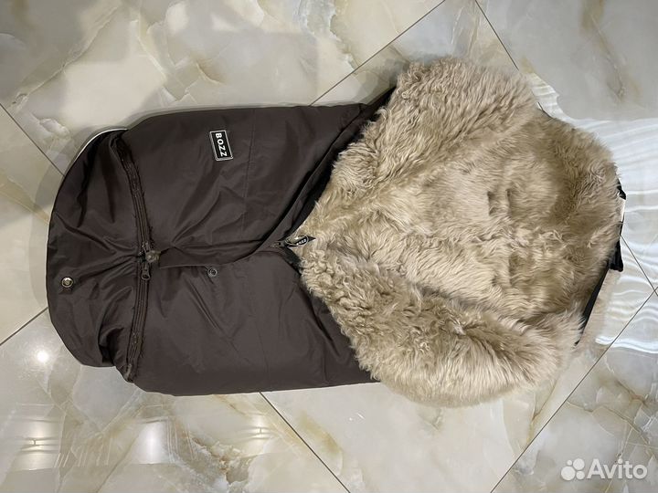 Конверт- одеяло. bozz. Не бу. натур. Овчина