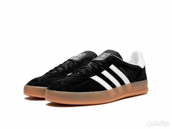 Adidas Gazelle Indoor Black White Gum