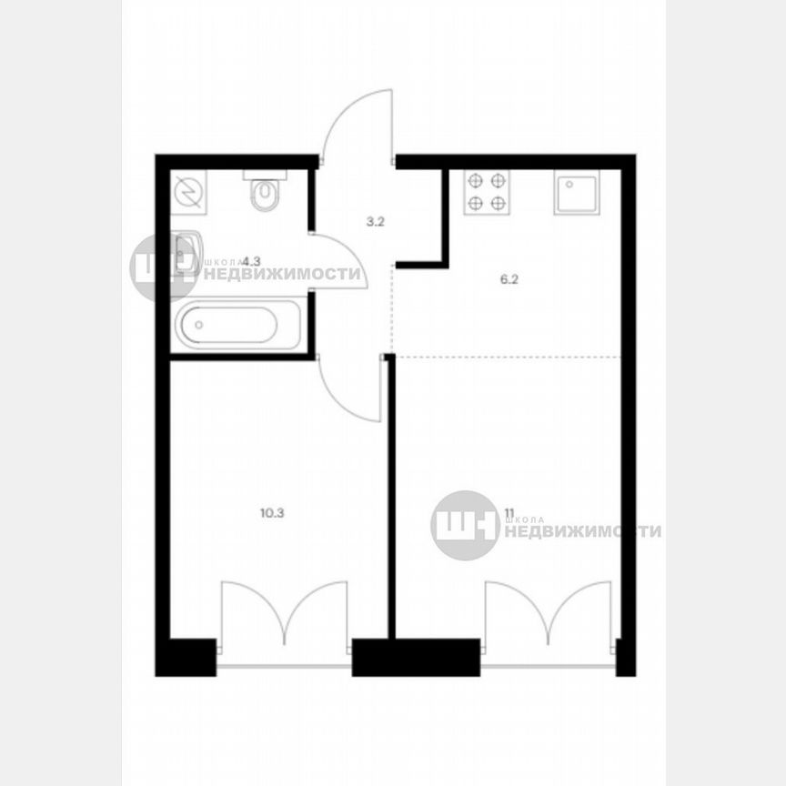 1-к. квартира, 35 м², 2/7 эт.