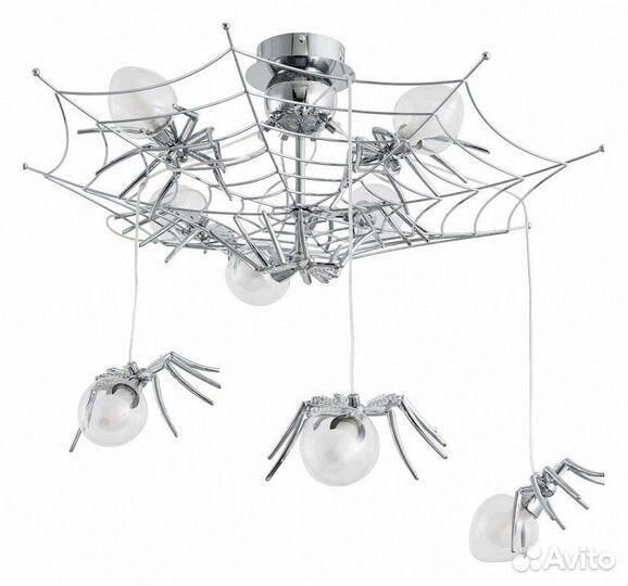 Люстра пауки детская