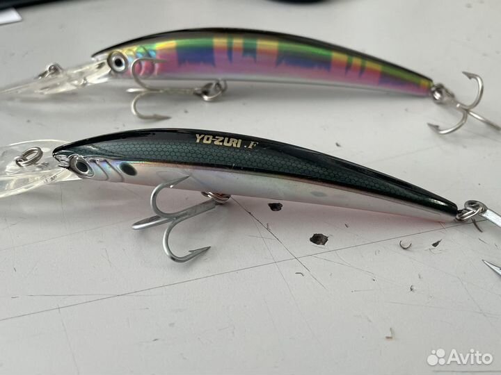 Воблеры yo zuri crystal minnow DD