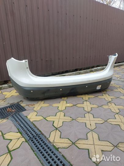 Задний бампер на ниссан кашкай 2018г