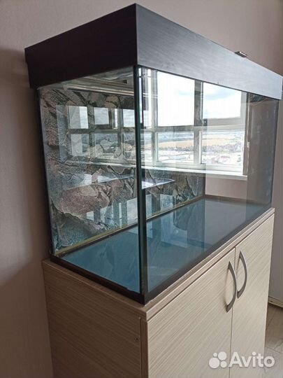 Аквариум 100 л с тумбой
