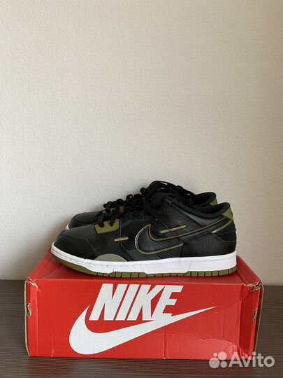 Новые оригинал Nike Dunk Low Scrap Black Olive 9us