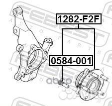 К-кт подшипника ступицы передней Hyundai Elantra