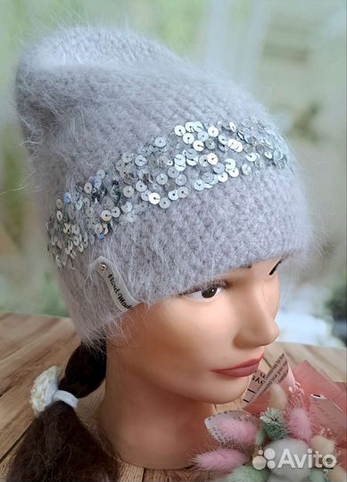 Шапка из пуха норки