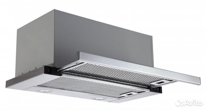 Вытяжка встраиваемая macbi MT 60-3 inox 60см нержа