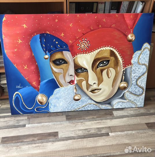 Картина Юлия Котенко Арлекины