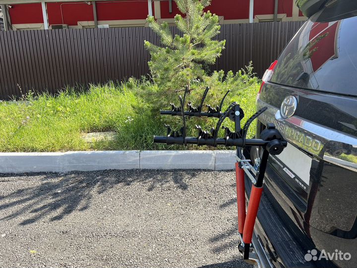 Велокрепление на фаркоп inter для 3х велосипедов