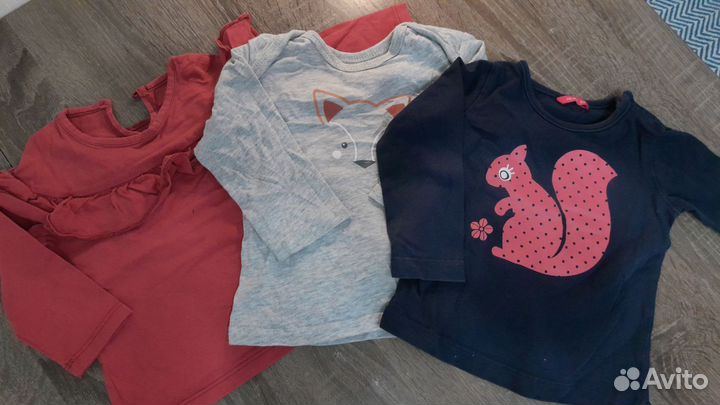 Одежда на девочку пакетом 68-74-80