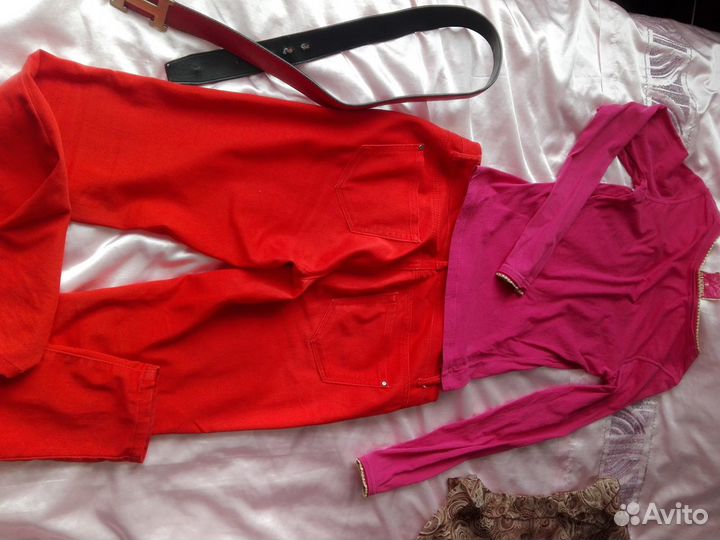Джинсы инсити29р+блузка,кофта44-46