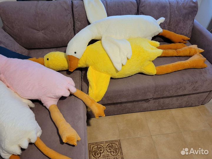 Гусь-гигант, гусь-обнимусь, 90, 130, 160см