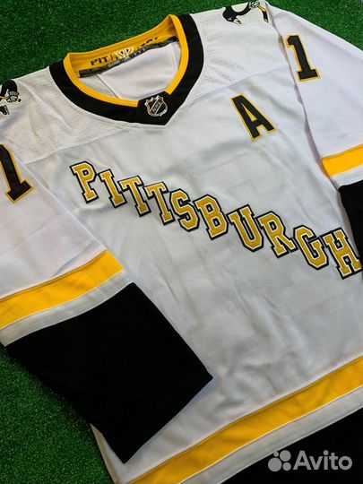 Хоккейный свитер Питтсбург Пингвинз 71 Малкин