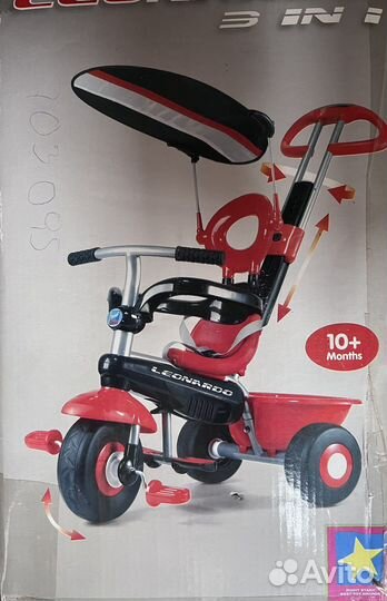 Smart trike Leonardo 3 in 1 от 10 мес
