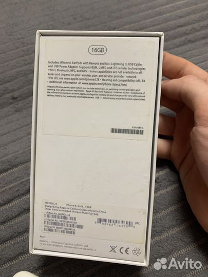 Коробка от iPhone 6