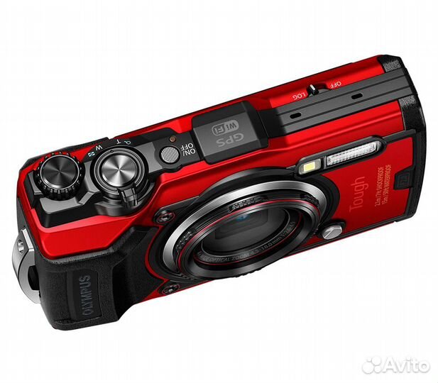 Компактный фотоаппарат Olympus Tough TG-6, красный