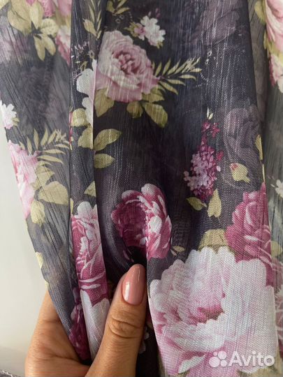 Тюль с принтом готовый+пошив на заказ