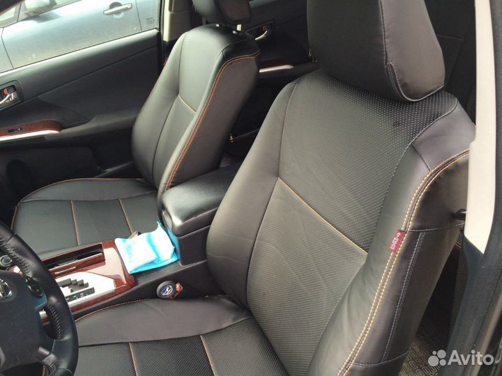 Авточехлы на сидения из экокожи