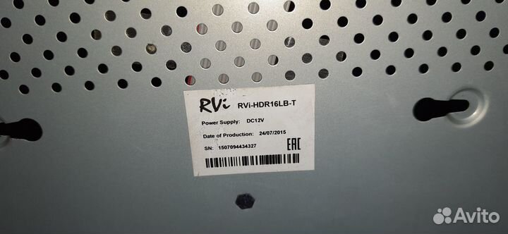 Видеорегистратор для видеонаблюдения rvi 16ка