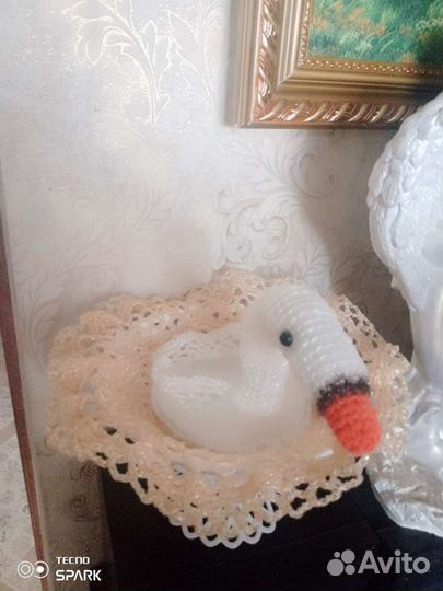 Вязанные цветы