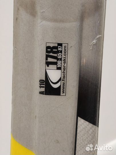 Горные лыжи fischer vc100 178 с палками