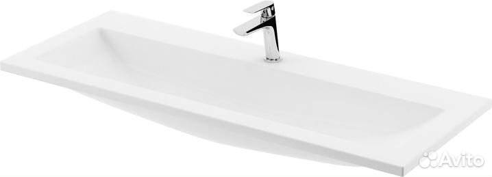 Тумба с раковиной Ravak Clear 100 белая/вишня