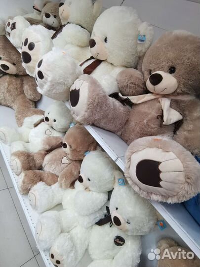 Плюшевый медведь новый