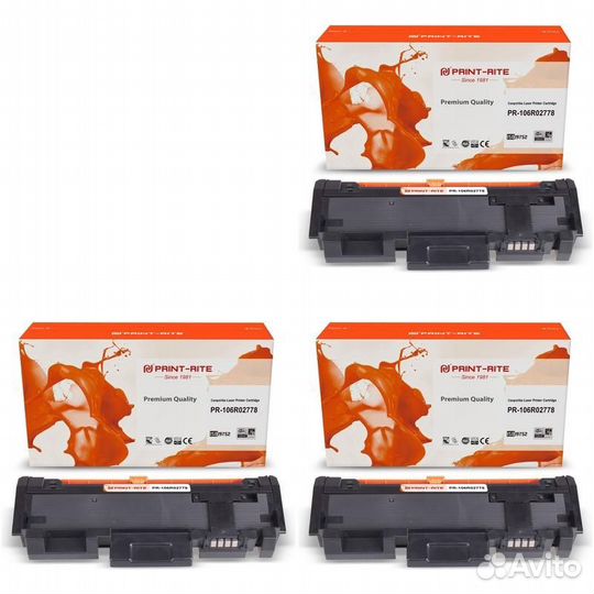 Картридж Print-Rite PR-106R02778-3PK 1459197