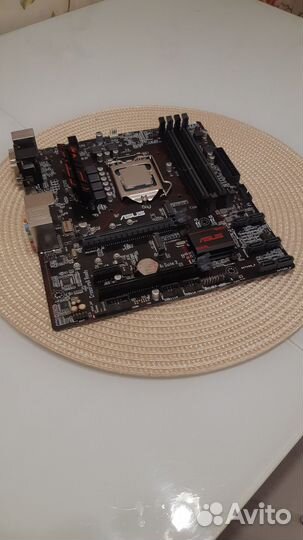 Процессор intel core i5 7400+мат. плата Asus