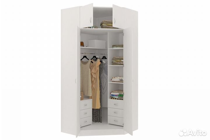 Шкаф распашной угловой 