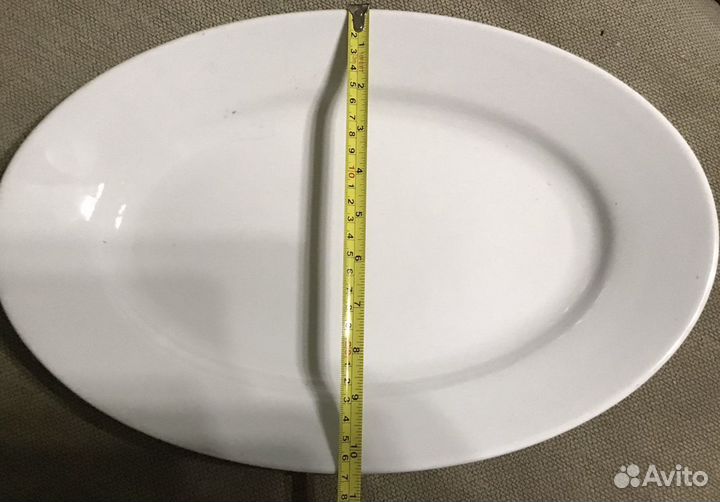 Блюдо овальное фарфор