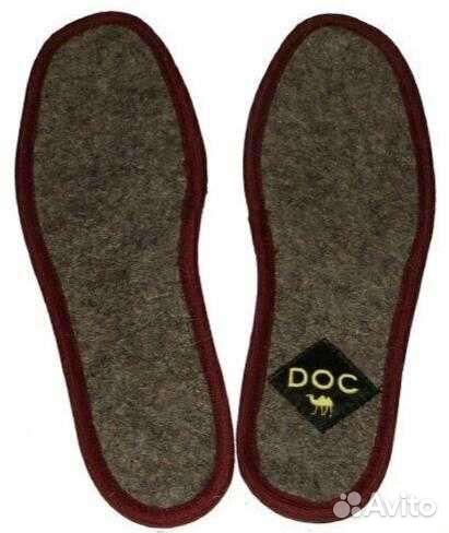 Стельки согревающие из грубого верблюжьего войлока