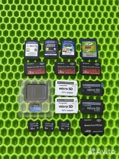 Карта памяти sony memory stick+ игры