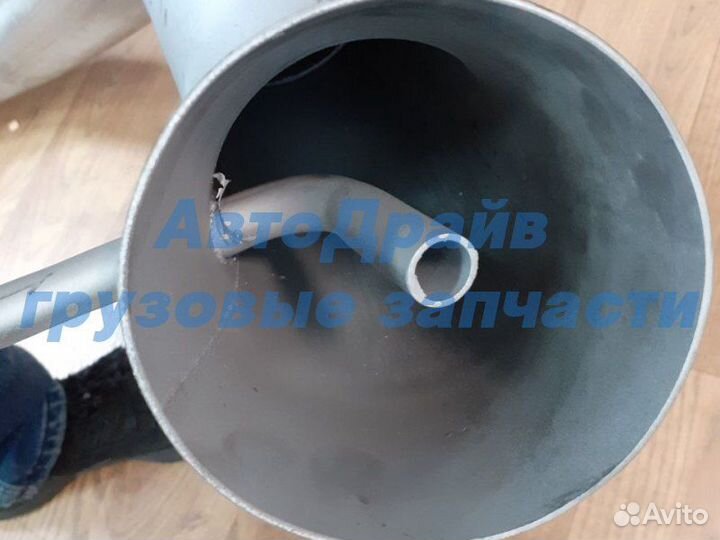 Труба глушителя Ивеко Стралис с гофрой оцинкованна