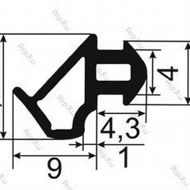 Уплотнитель для алюминиевых окон и пвх