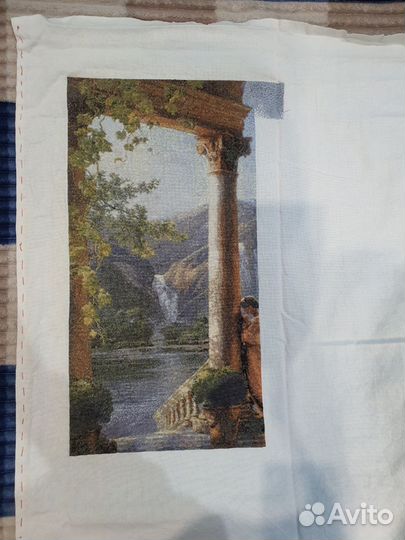 Картина вышитая крестом ручная работа