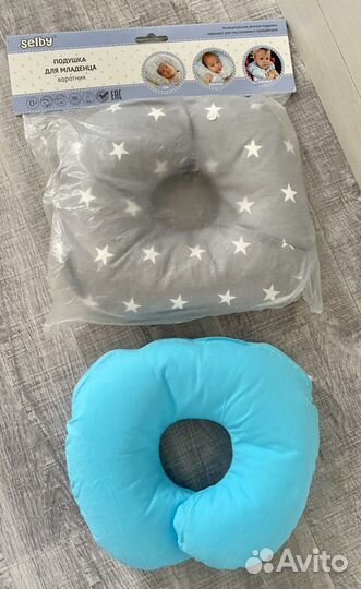 Детская ортопедическая подушка+2 подушки(воротник)